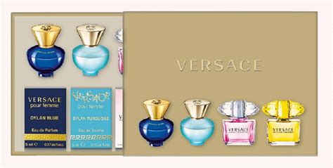 versace gifts & sets womens mini set x 4|versace aftershave gift set.